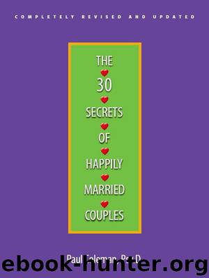 THE 30 SECRETS OF HAPPILY MARRIED COUPLES by Paul Coleman