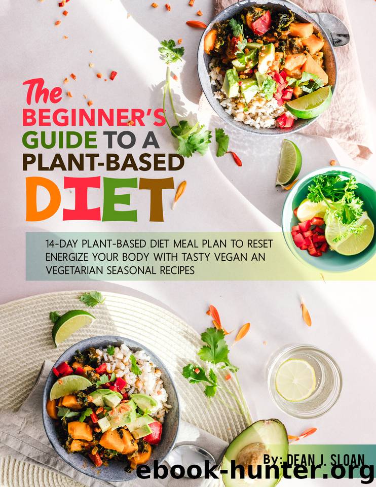 THE BEGINNER’S GUIDE TO A PLANTBASED DIET: 14-DAY PLANT-BASED DIET MEAL PLAN TO RESET & ENERGIZE YOUR BODY WITH TASTY VEGAN AND VEGETARIAN SEASONAL RECIPES by J. Sloan Dean