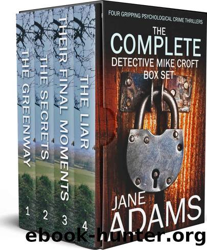 THE COMPLETE DETECTIVE MIKE CROFT BOX SET four gripping psychological crime thrillers by JANE ADAMS