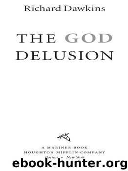 THE GOD DELUSION by Richard Dawkins