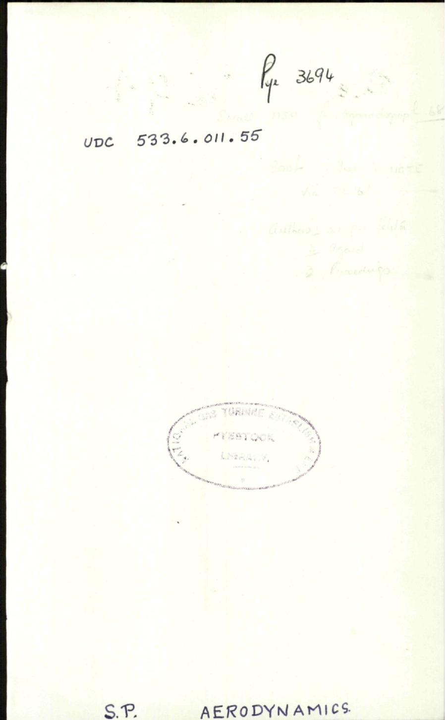 THE HIGH TEMPERATURE ASPECTS OF HYPERSONIC FLOW by Allen H.J