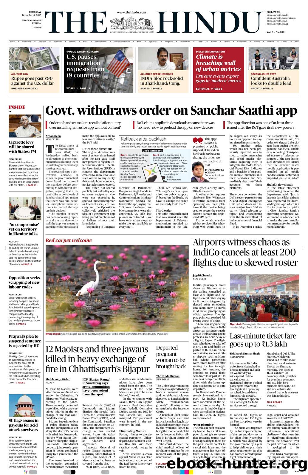 THE HINDU HD International Editable Full Edition 04~12~2025 by Unknown