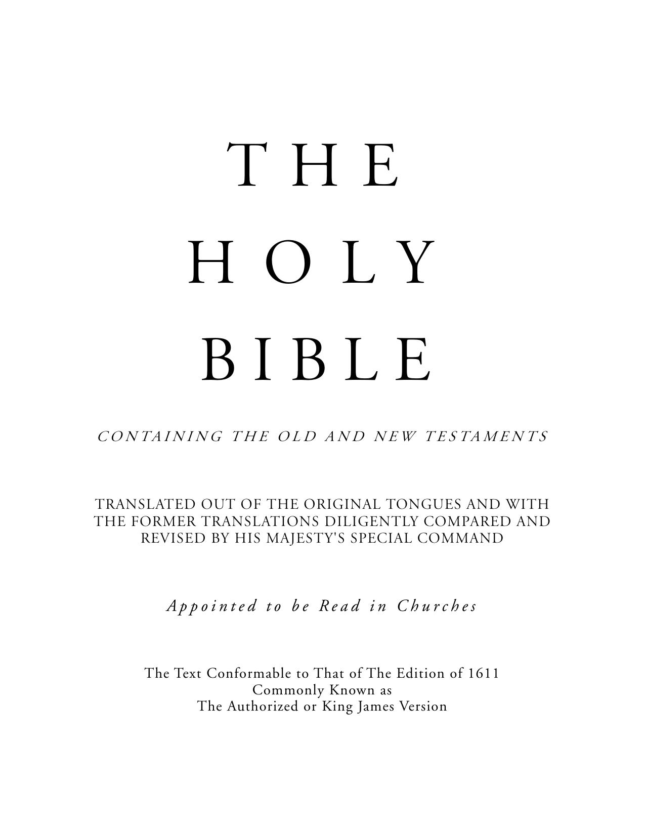 THE HOLY BIBLE by JESUS