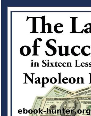 THE LAW OF SUCCESS by Hill Napoleon