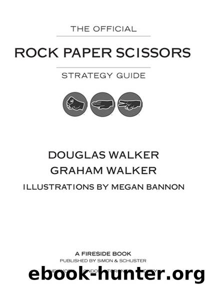 THE OFFICIAL ROCK PAPER SCISSORS STRATEGY GUIDE by DOUGLAS WALKER