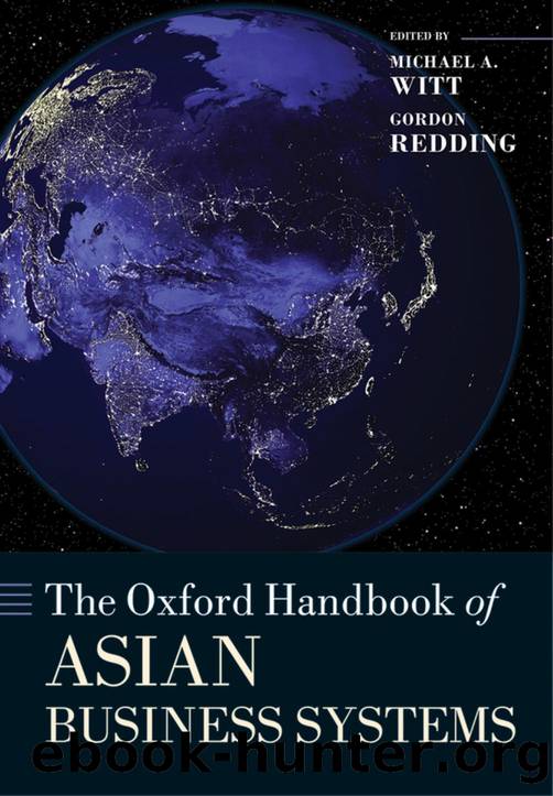 THE OXFORD HANDBOOK OF ASIAN BUSINESS SYSTEMS by MICHAEL A. WITT && GORDON REDDING