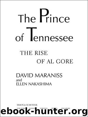 THE PRINCE OF TENNESSEE by DAVID MARANISS & ELLEN NAKASHIMA