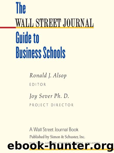THE WALL STREET JOURNAL by Ronald J. Alsop