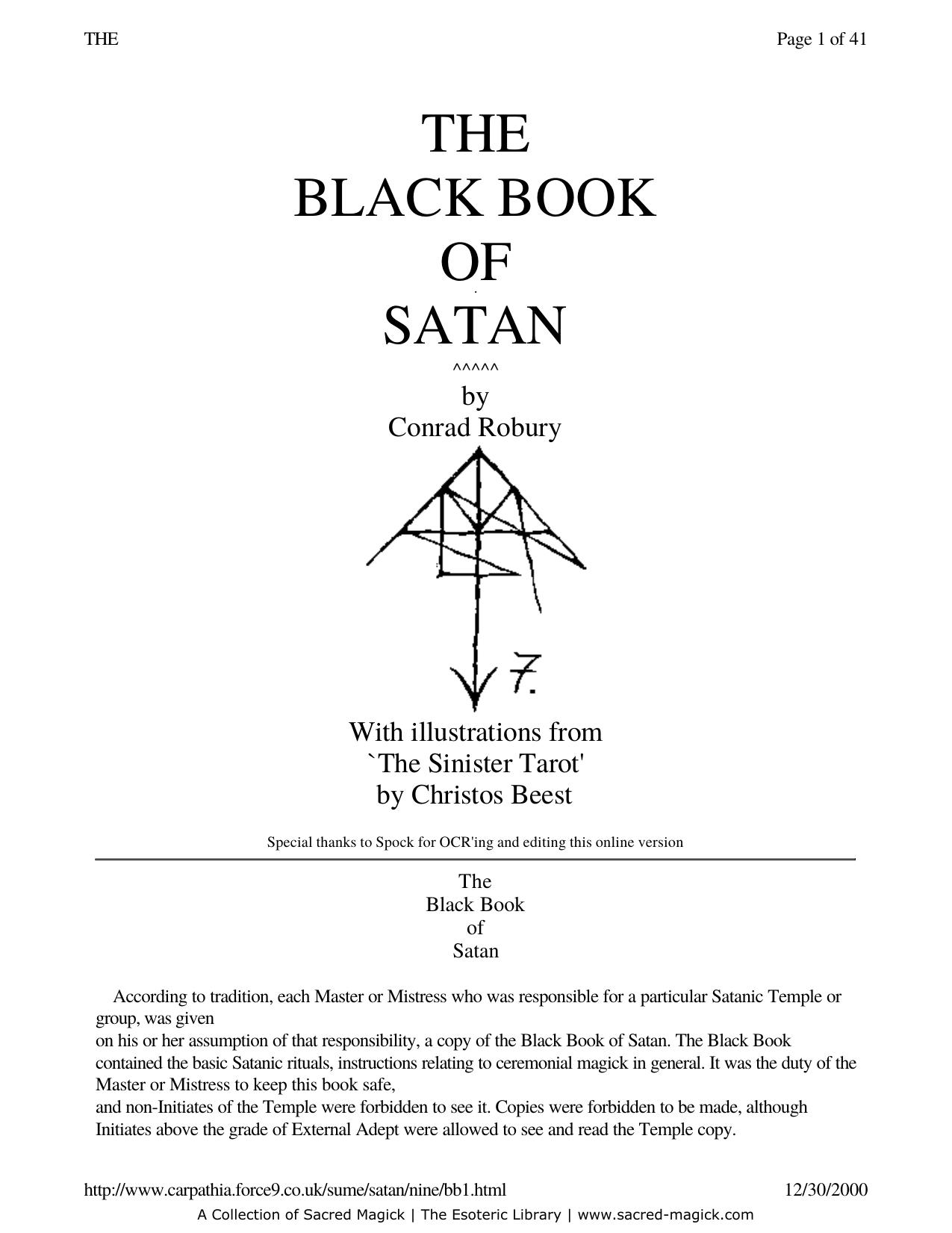 THE by Sacred Magick
