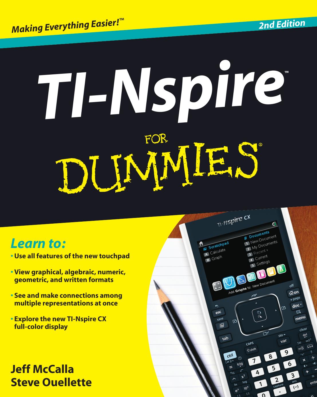 TI-Nspire for dummies by Ouellette Steve;McCalla Jeff