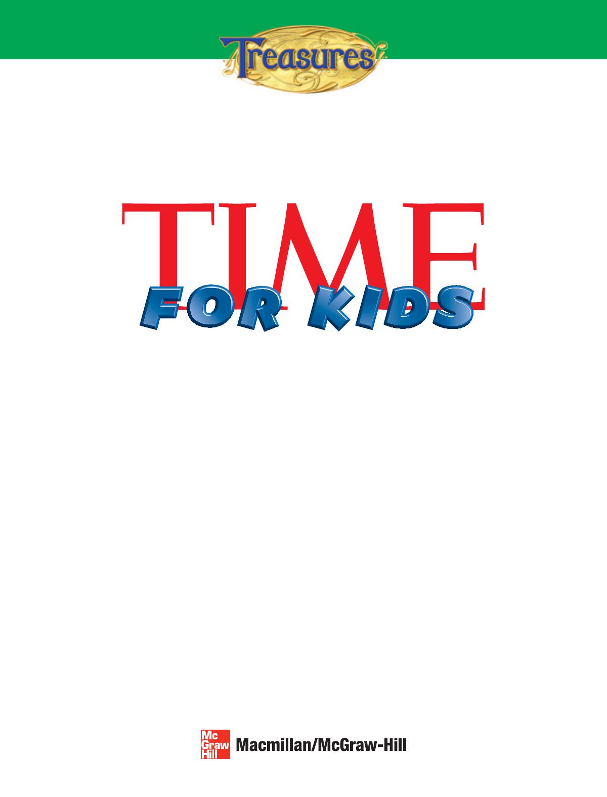 TIME for Kids by Student Reader G4