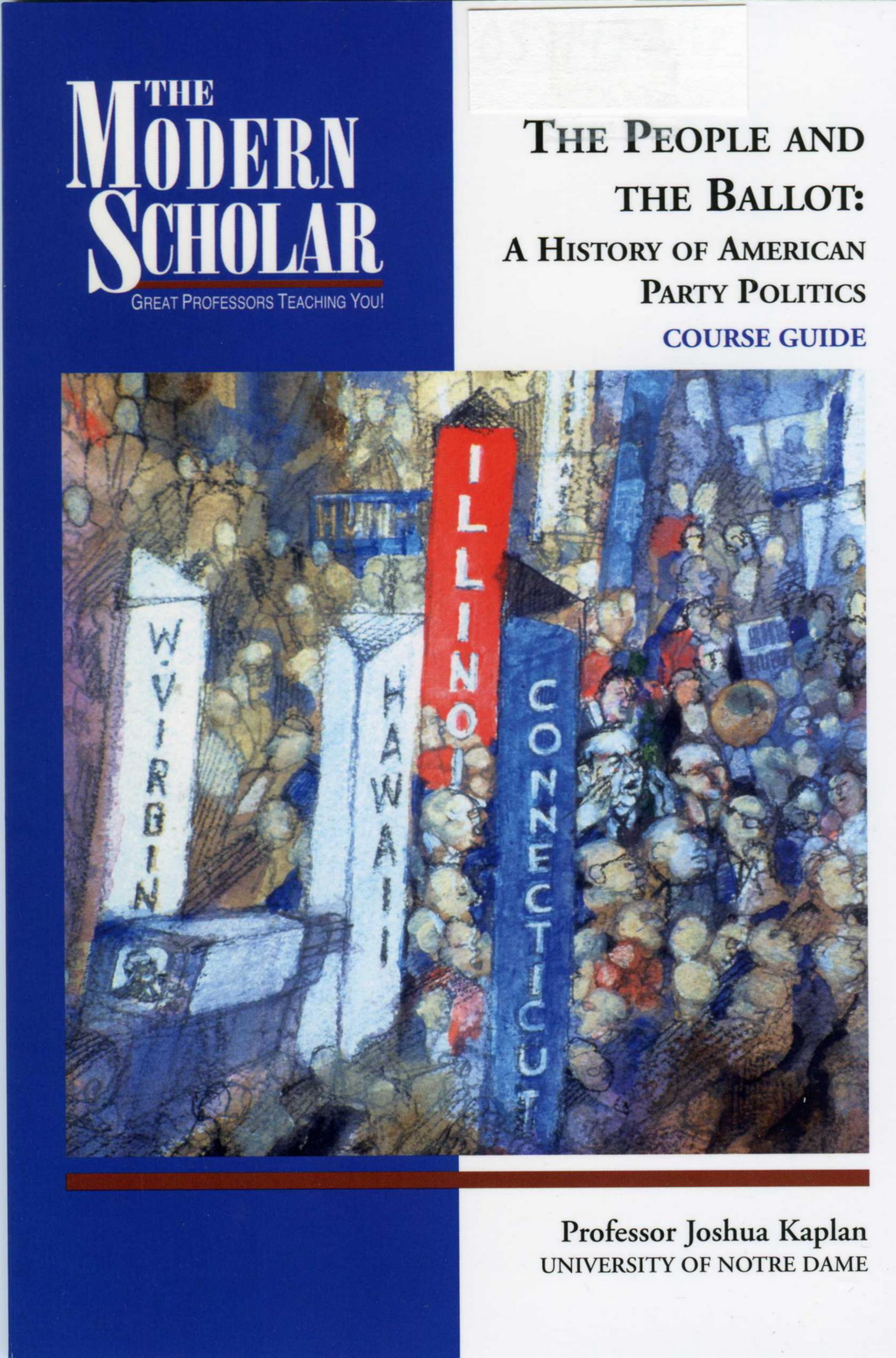 TMS - People and the Ballot by A History of American Party Politics (Scan) (Guidebook)