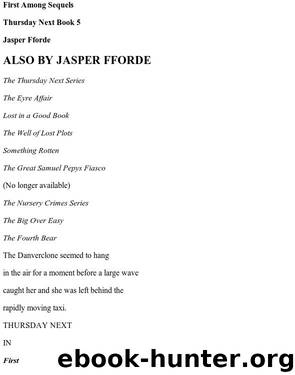 TN 5 - First Among Sequels by Jasper Fforde