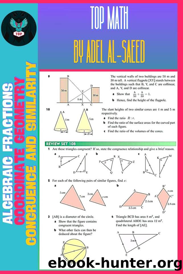 TOP MATH ALGEBRAIC FRACTIONS, COORDINATE GEOMETRY CONGRUENCE AND SIMILARITY by AL-SAEED ADEL