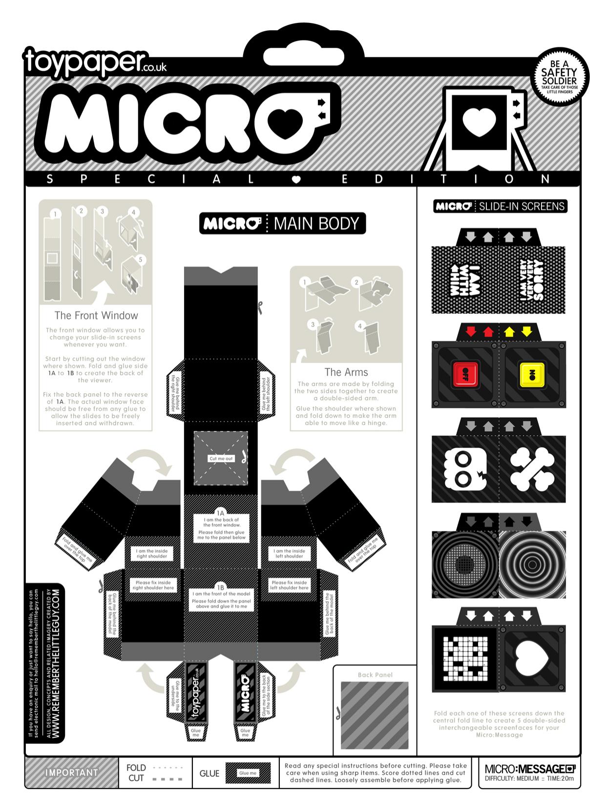 TOYPAPER MICRO BLACK by Unknown