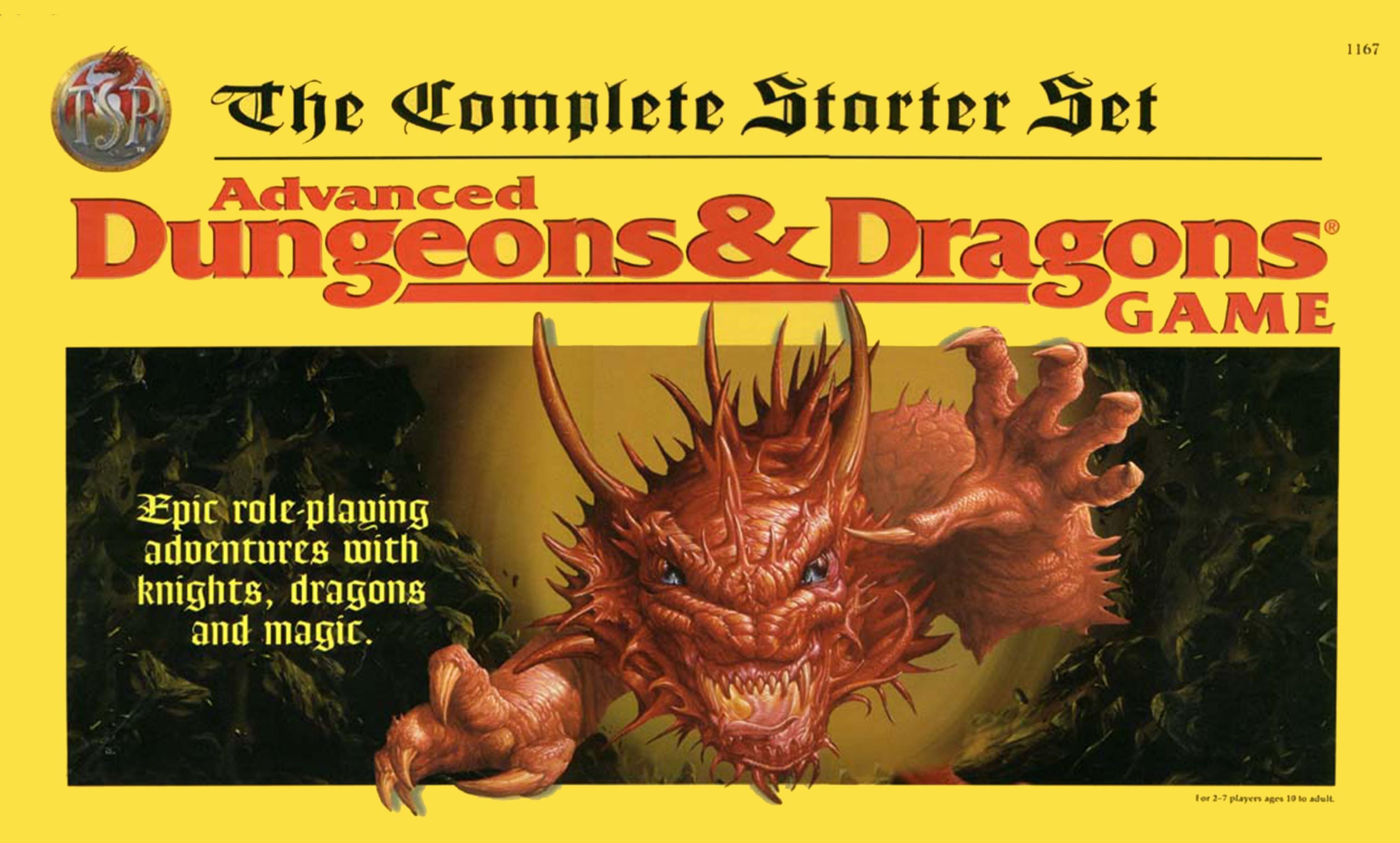 TSR 1167 The Complete Starter Set AD&D Game (Yellow Box) by Unknown