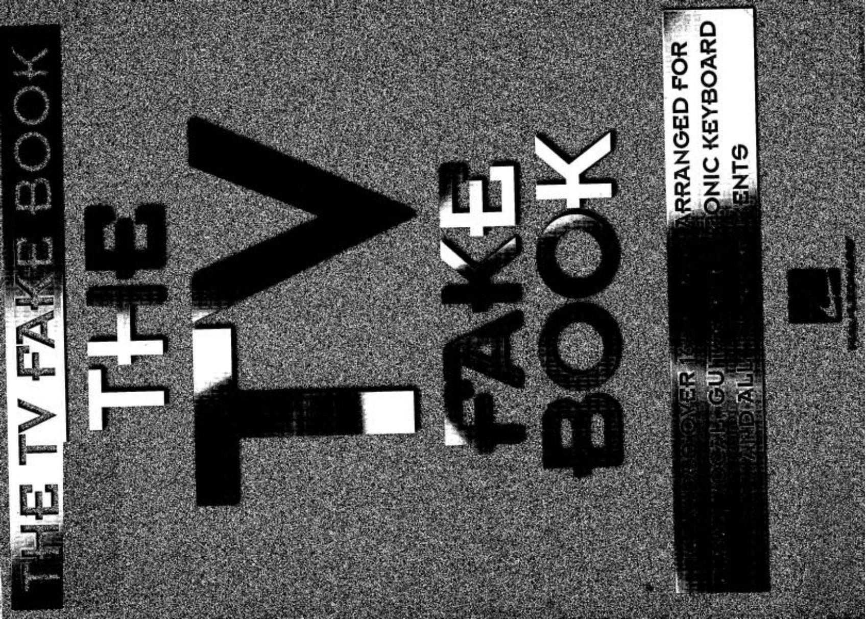 TV Fakebook, The by Hal Leonard