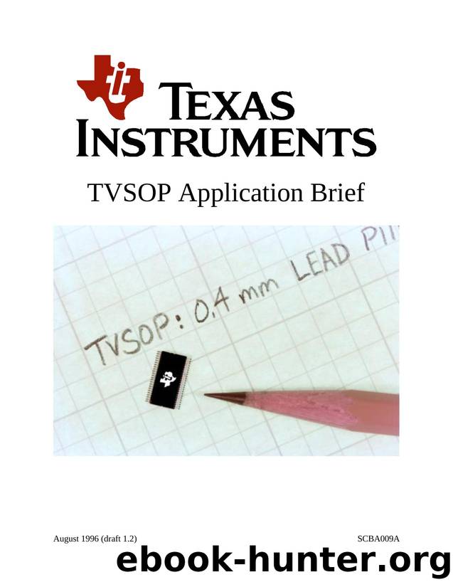 TVSOP Application Brief by David Holmgreen