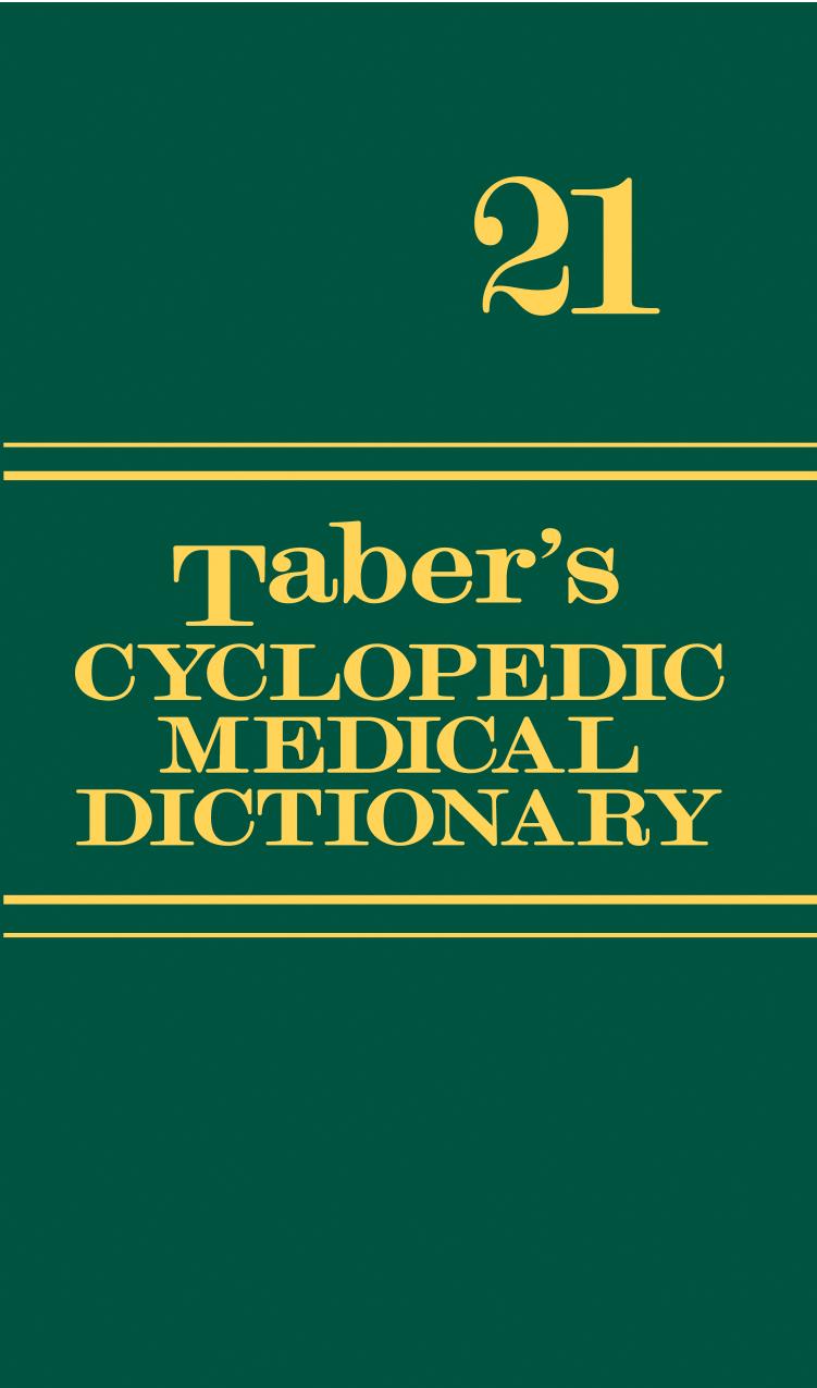Taber's Cyclopedic Medical Dictionary (Non-Indexed Version) by Venes Donald J(Editor)