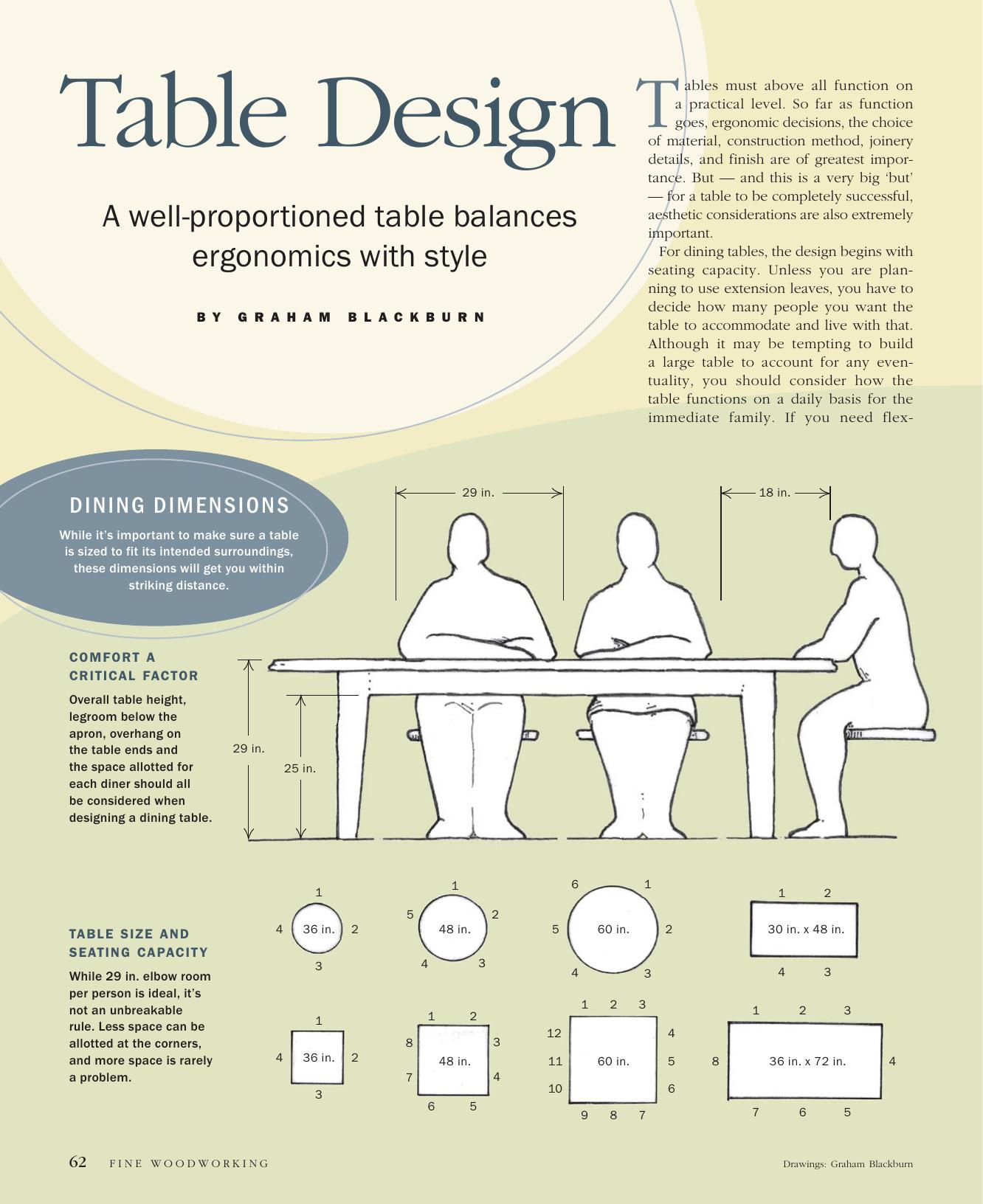 Table Design by Graham Blackburn