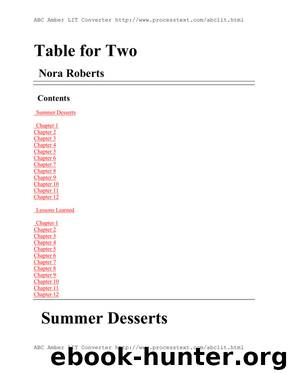 Table for Two (Anthology) by Unknown