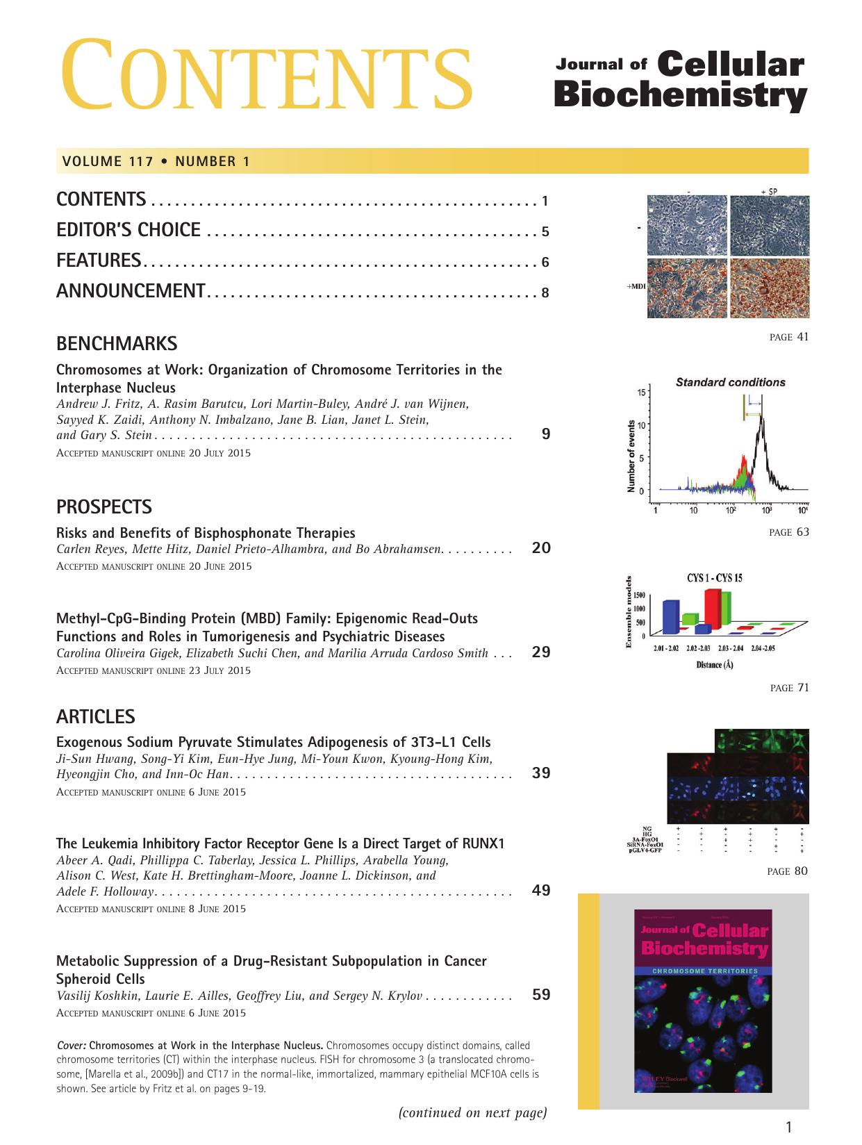 Table of Contents: Volume 117, Number 1 by Unknown