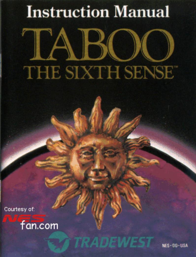 Taboo: The Sixth Sense by JoAnkhamun; NESfan.com