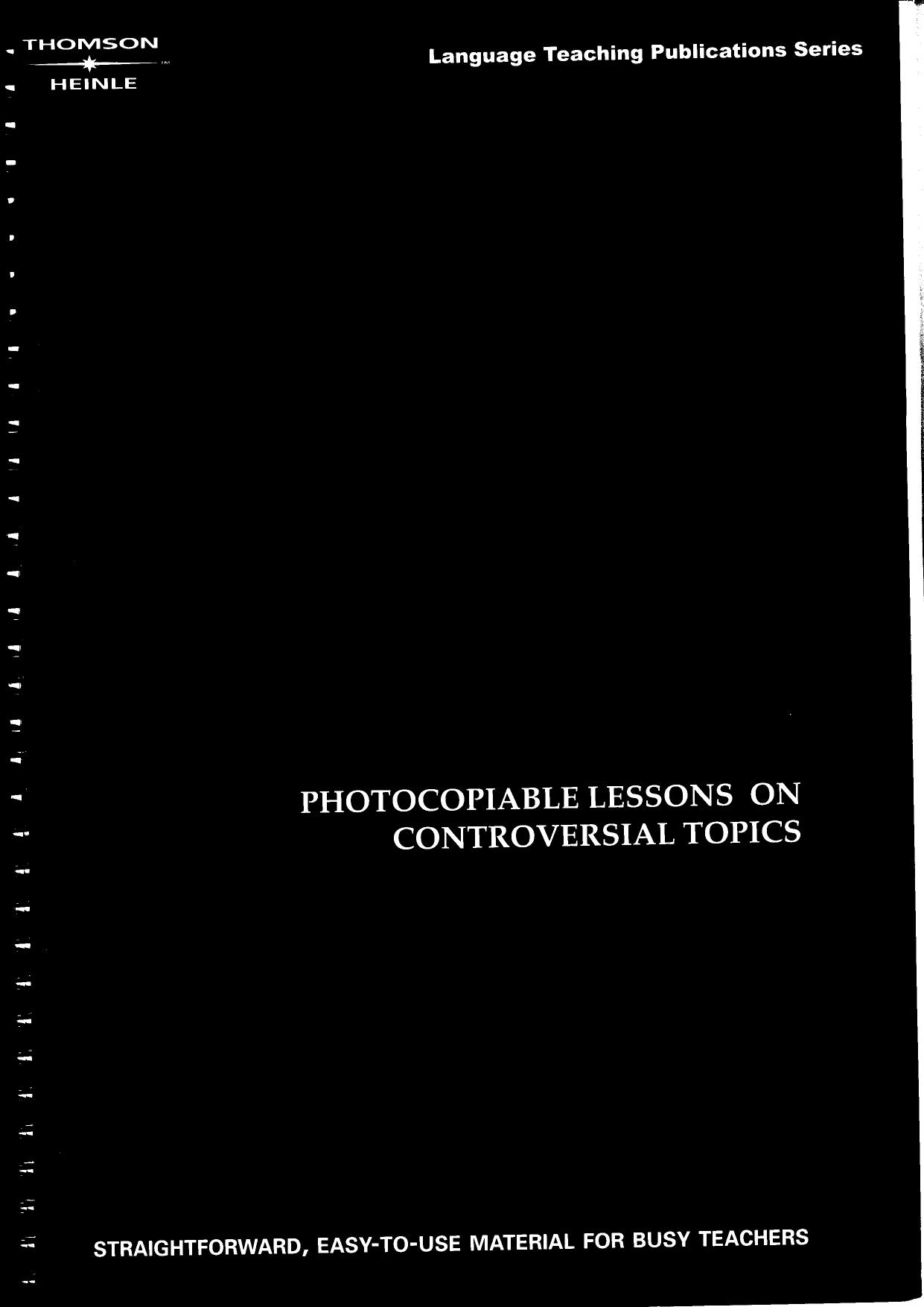 Taboos and Issues: Photocopiable Lessons on Controversial Topics (LTP instant lessons) by Richard MacAndrew Ron Martinez