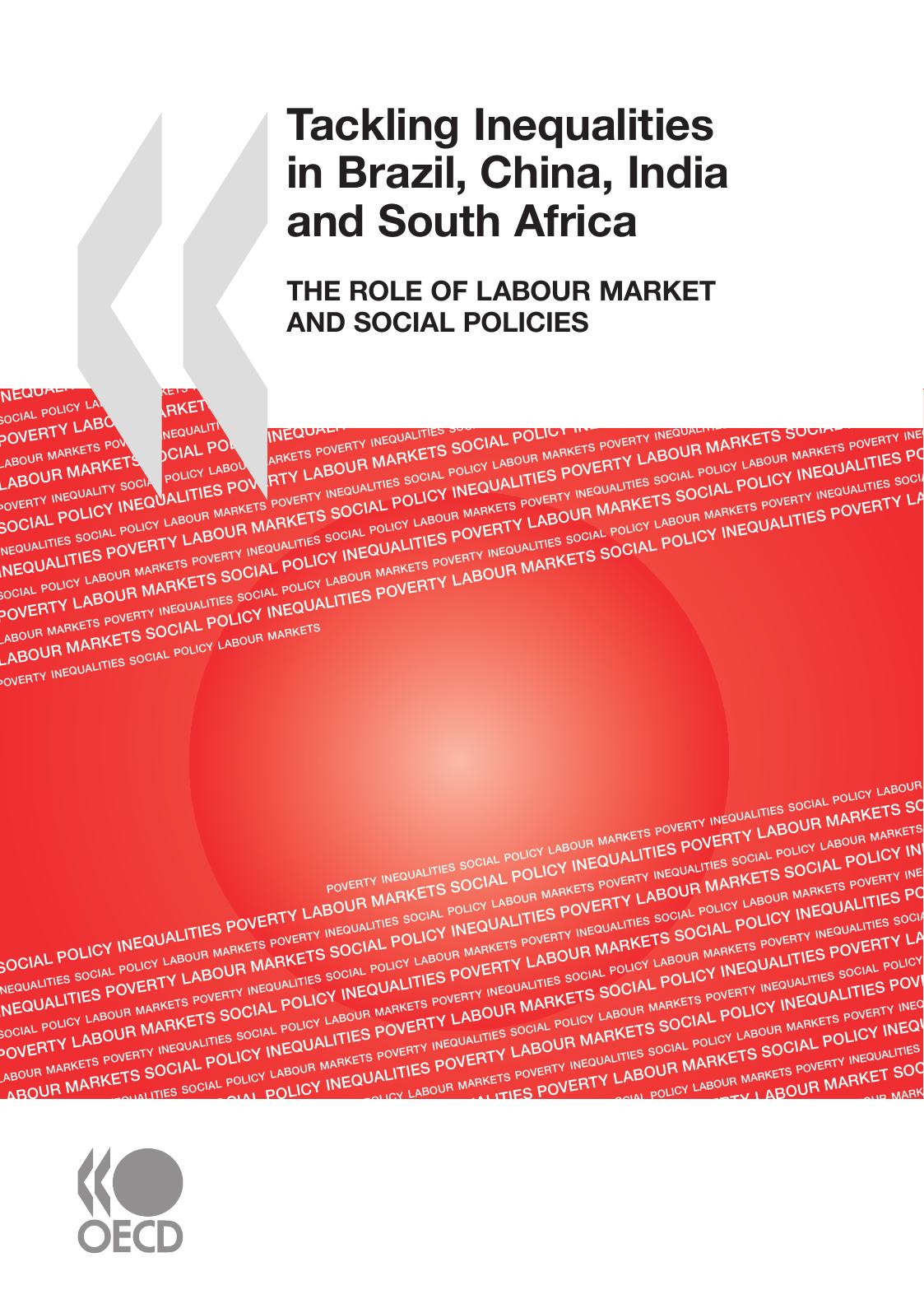 Tackling inequalities in Brazil, China, India and South Africa : the role of labour market and social policies. by OECD
