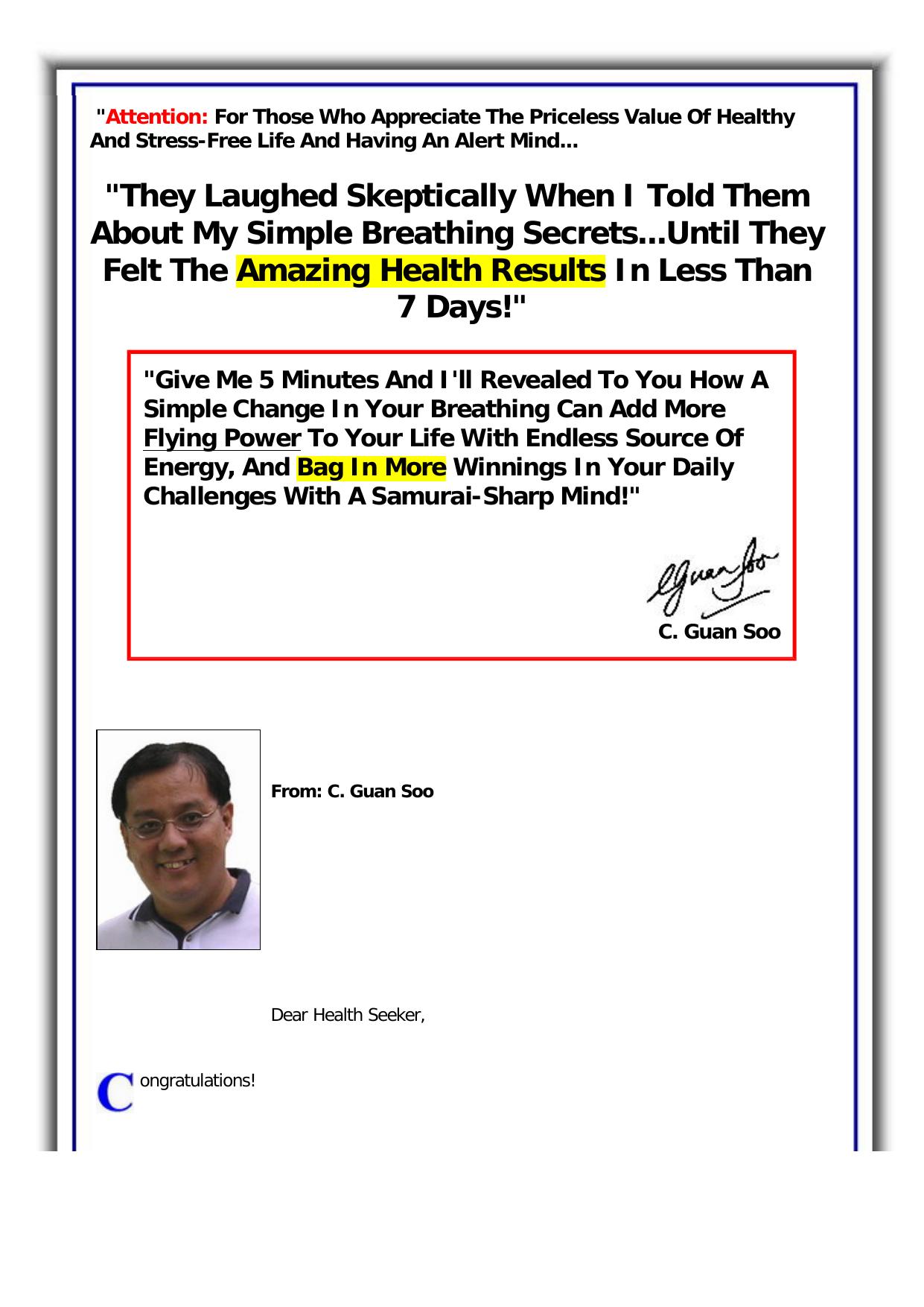 Tai Chi Breathing- Your Health Booster! by Best of Kuszter's Collection