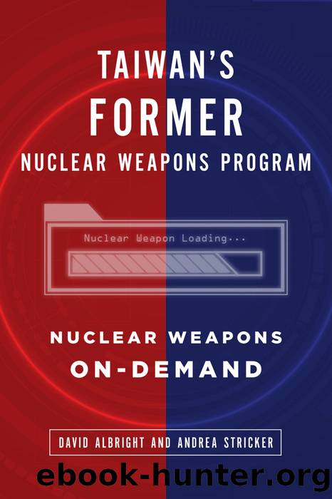 Taiwan's Former Nuclear Weapons Program by David Albright