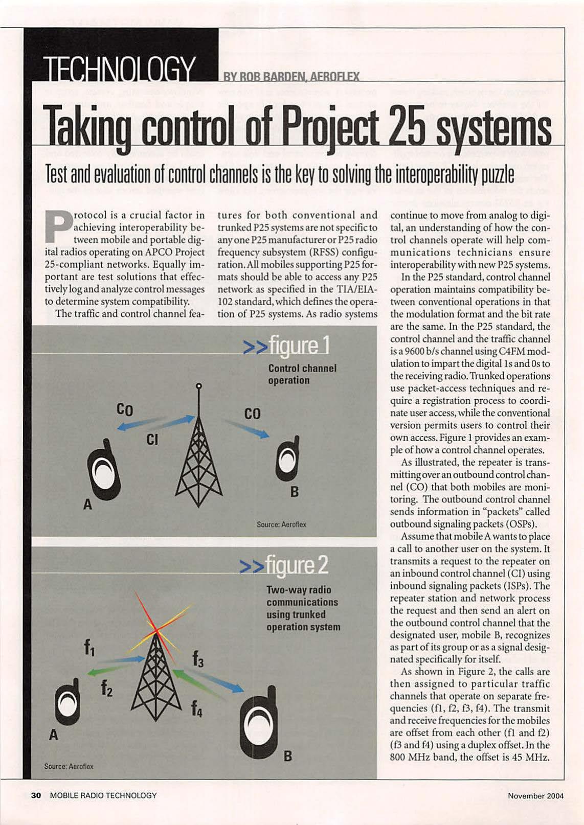 Taking control of Project 25 systems- evaluation of control channels by Unknown