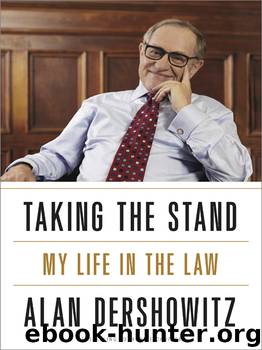 Taking the Stand by Alan Dershowitz