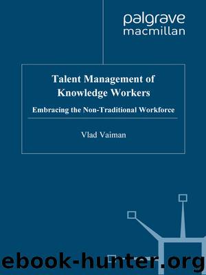 Talent Management of Knowledge Workers by Vlad Vaiman