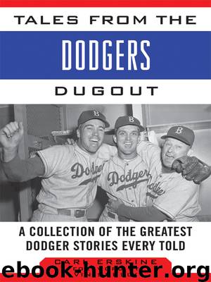 Tales from the Dodgers Dugout by Carl Erskine