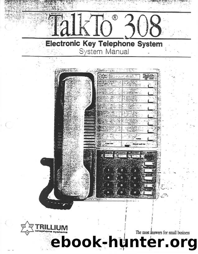 Talk To 308 System Manual by Unknown