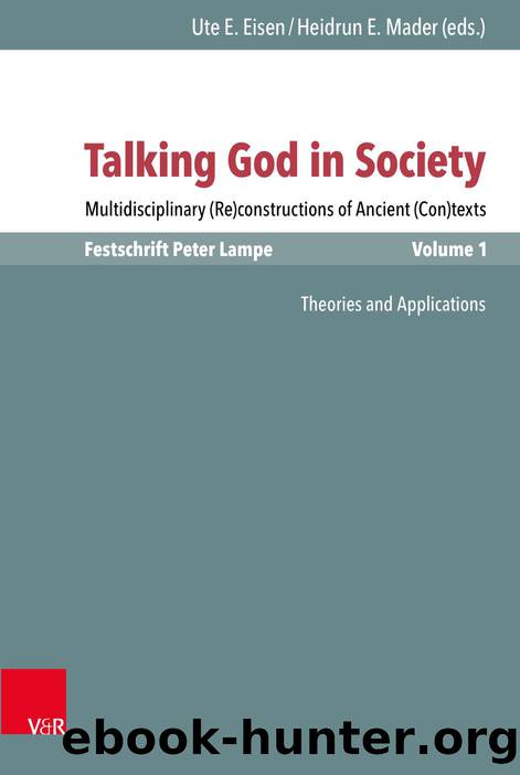 Talking God in Society (9783666573170) by Unknown
