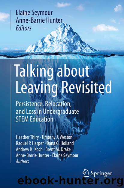 Talking about Leaving Revisited by Elaine Seymour & Anne-Barrie Hunter