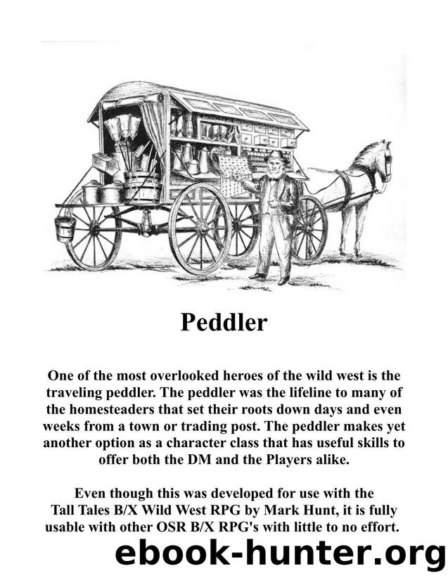 Tall Tales Peddler Character Class by Unknown