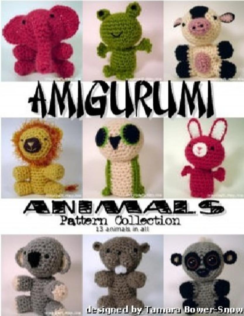 Tamara Bower-Snow - Amigurumi Animals Pattern Collection by 13 Animals in All (c)