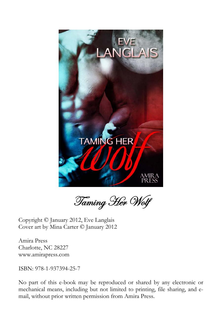 Taming Her Wolf by Eve Langlais