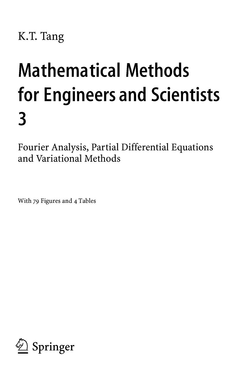 Tang K. Mathematical Methods for Engineers and Scientists 3...2007 by Unknown