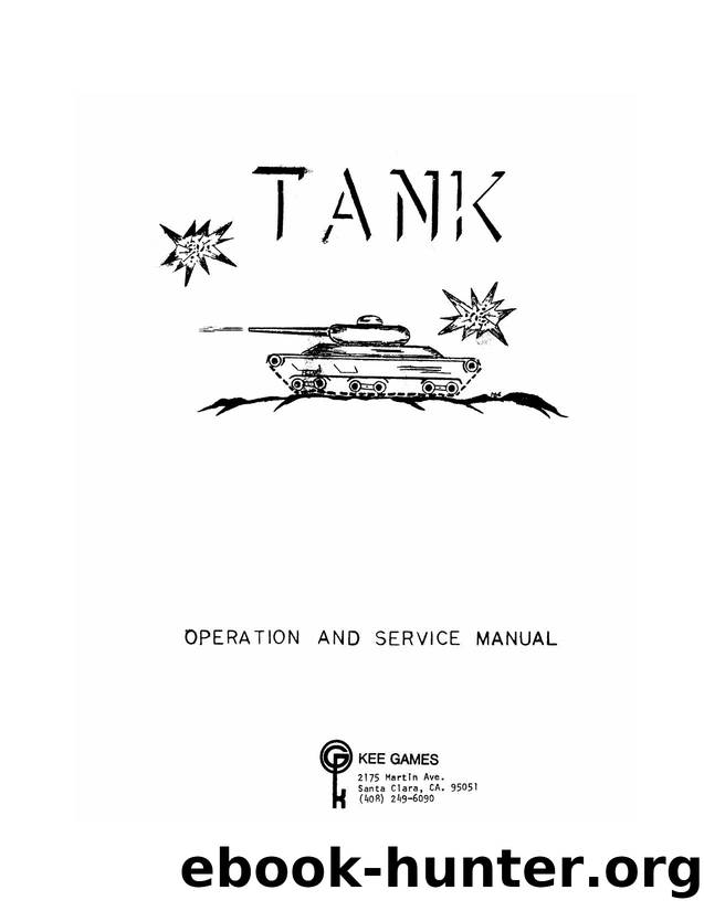 Tank, by Atari by Kee (1974)