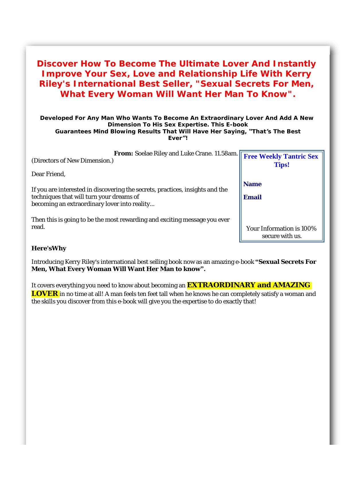 Tantra For Men. by Best of Kuszter's Collection