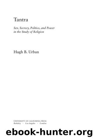 Tantra by Hugh B. Urban
