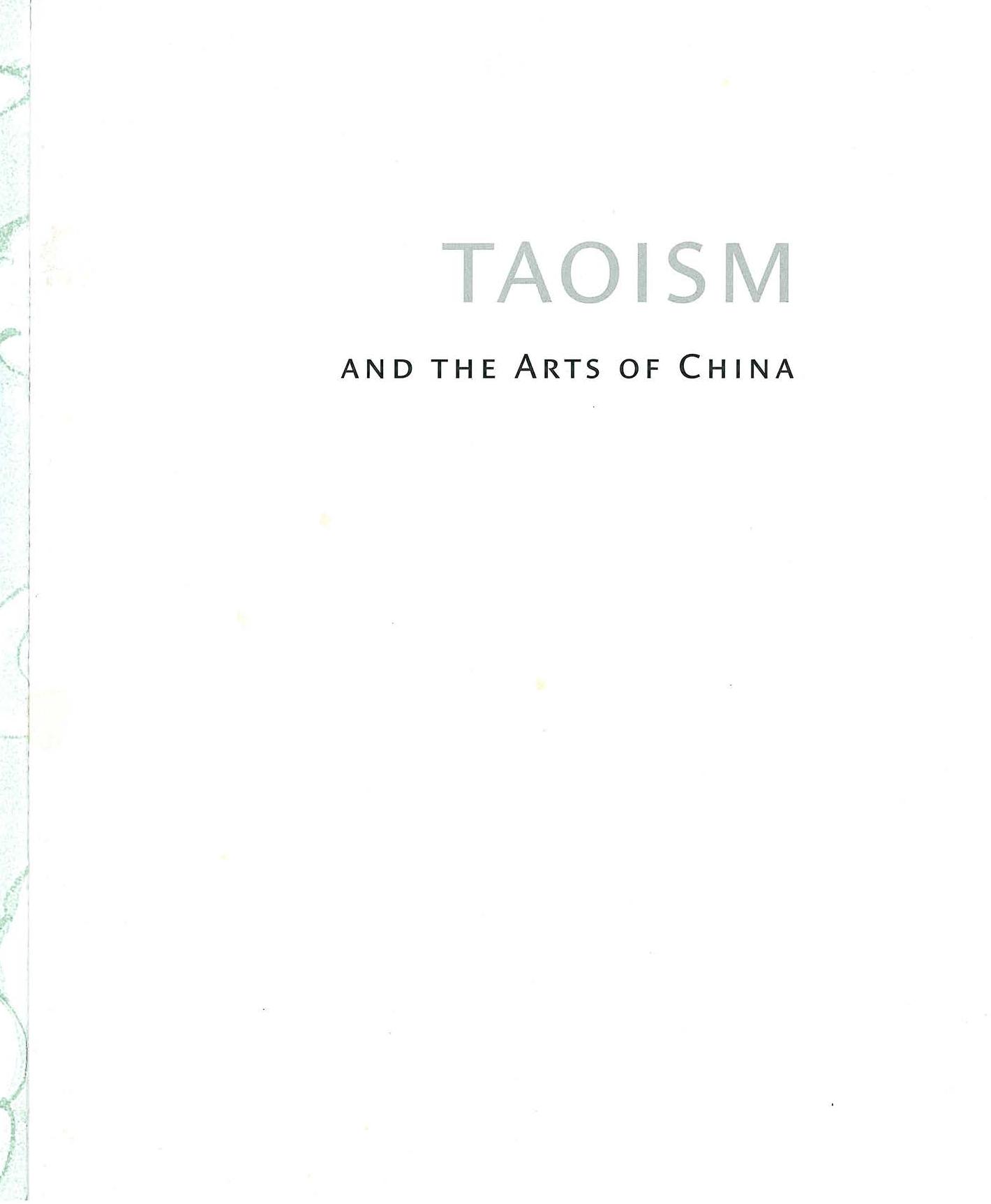 Taoism and the Arts of China by Stephen Little
