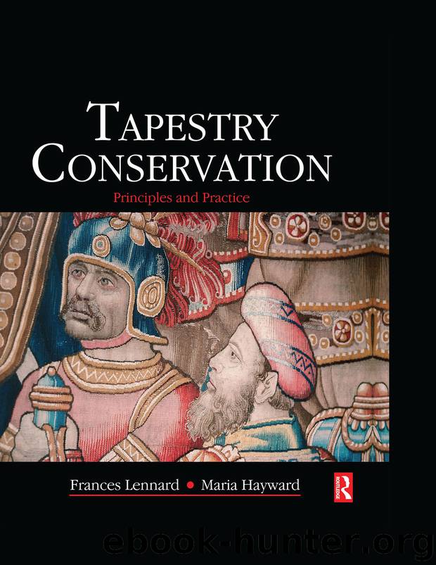 Tapestry Conservation by Lennard Frances. Hayward Maria