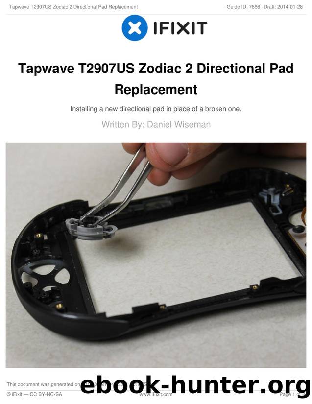 Tapwave T2907US Zodiac 2 Directional Pad Replacement by Unknown