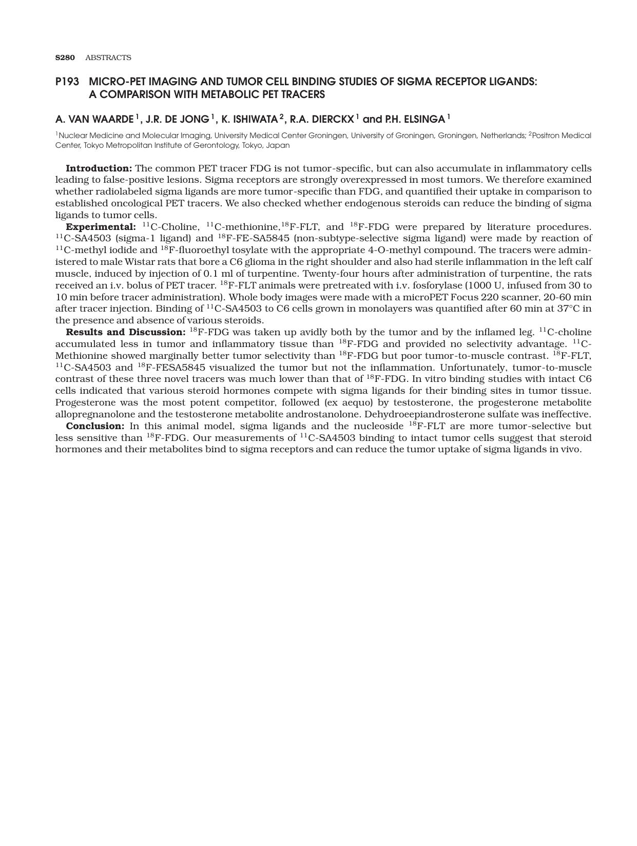 Targeted radiotracers for receptors and neuronal transporters by Unknown