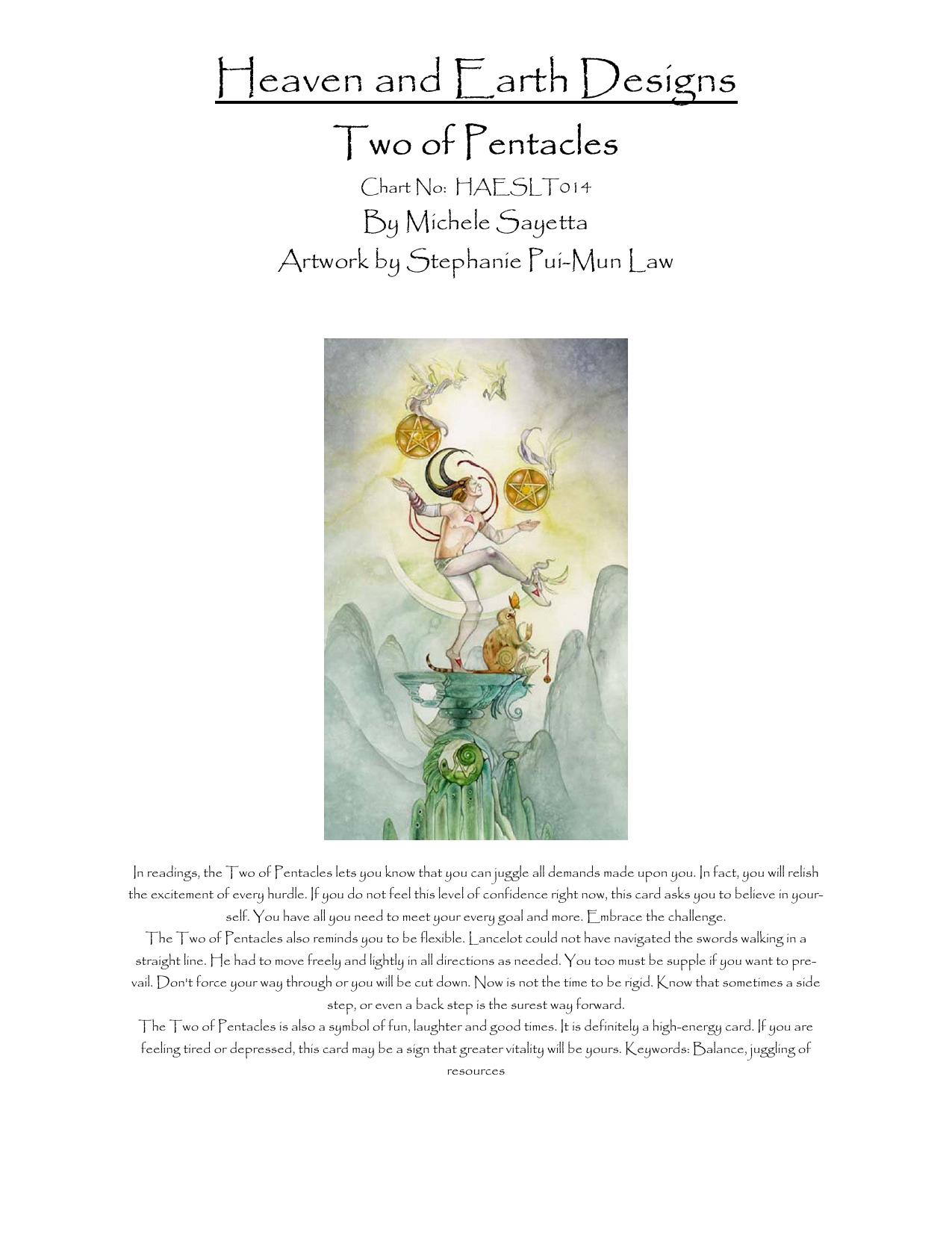Tarot Two of Pentacles COVER by Administrator